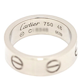 Cartier 18k White Gold Love Ring