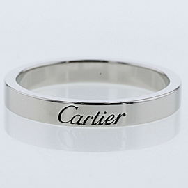 CARTIER 950 Platinum C de Cartier Wedding Ring LXGBKT-1042