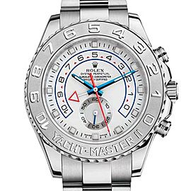 Rolex Yacht-Master II White Gold Platinum Bezel Watch