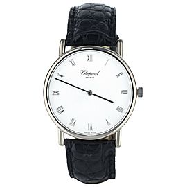 CHOPARD WHITE GOLD 987 LUS MANUAL WIND WATCH 34MM COMPLETE SET