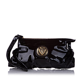 Gucci Hysteria Patent Leather Clutch Bag