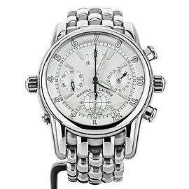 Maurice Lacroix Masterpiece Chronograph GMT Stainless Steel MP6398