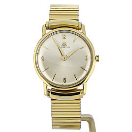 Gublin Vintage Yellow Gold 36mm watch engraved