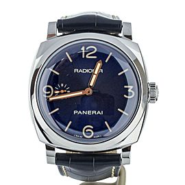 Panerai Radiomir 1940 47mm Blue Dial of 500 S113/500 Ref: PAM 690 Full Set