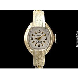 1960's Swiss Vintage Ladies Gold Plated Watch - OWNED & WORN BY LORETTA YOUNG