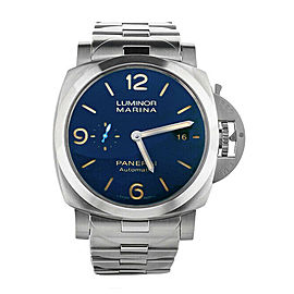 PANERAI 44MM LUMINOR MARINA AUTOMATIC ON BRACELET COMPLETE SET REF: PAM 1058