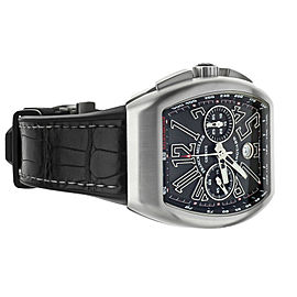 Frank Muller Vanguard Chronograph Titanium Black Dial 44mm V45 CC DT Black