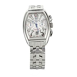 Franck Muller Conquistador Chronograph Stainless Steel 49x35m 800CC Full Set