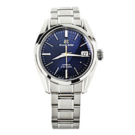 Grand Seiko Hi-Beat Blue Dial 20th Anniversary Steel 40mm SBGH267 Full Set