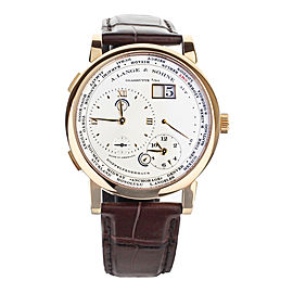 A. Lange and Sohne Grand Lange 1 Timezone Rose Gold 42mm 116.032 Full Set