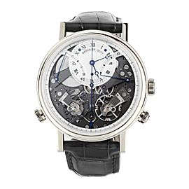 Breguet Tradition Chronograph White Gold Skeleton Dial 44mm 7077BBG19XV Full Set