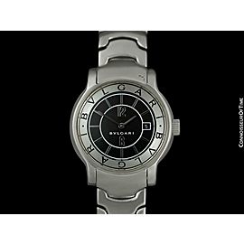 BVLGARI (BULGARI) SOLOTEMPO Ladies 29mm SS Steel Watch - Mint with Warranty