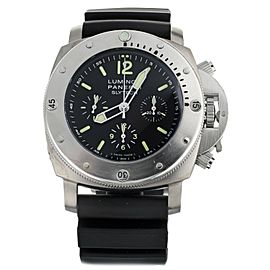 Panerai Luminor Submersible Chronograph 100m SLYTECH Titanium PAM202 Full Set