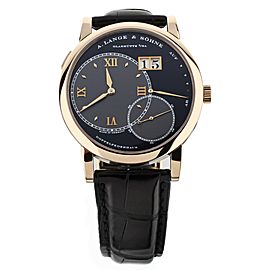 A.Lange & Sohne Grand Lange 1 Rose Gold Manual Wind Black Dial 41mm 115.031