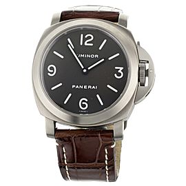 Panerai Luminor Base Titanium Tobacco Dial Manual Wind 44mm Pam116 Full Set