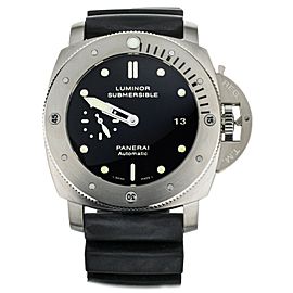 Panerai Luminor 1950 Submersible Titanium Black Dial Rubber 47mm PAM305 Full Set