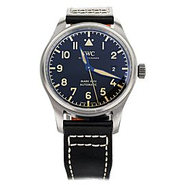 IWC Pilot Mark XVIII Heritage Titanium Black Dial on Calf Strap 40mm IW327006