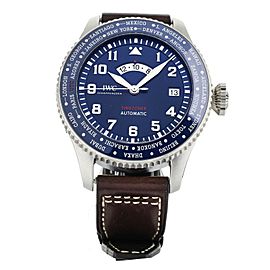 IWC PILOT TIME ZONER LE PETIT PRINCE LIMITED EDITION BLUE 46MM IW395503 FULL SET