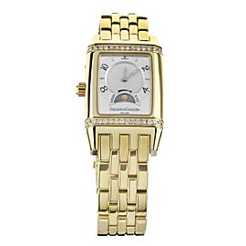 JAEGER LECOULTRE REVERSO GRAN SPORT DUETTO YELLOW GOLD DIAMONDS 296.1.74