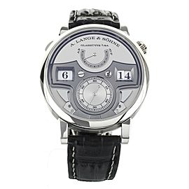 A.Lange & Sohne Zeitwerk Minute Repeater Silver Platinum 44mm 147.025F Full Set