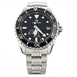 Grand Seiko Diver Spring Drive Stainless Steel Black Dial 44mm SBGA229 Full Set