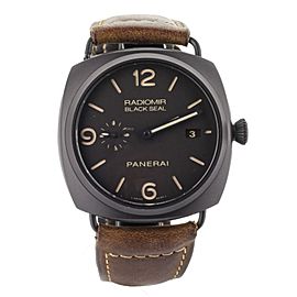 Panerai Radiomir Black Seal Ceramic on Brown Calf 45mm PAM505