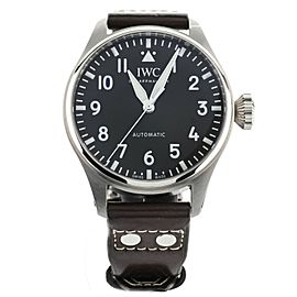 IWC Big Pilot's Watch 43 Stainless Steel Black Dial 43mm IW329301 Full Set