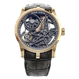 Roger Dubuis Excalibur Skeleton Yellow Gold 42MM DBEX0422 Full Set