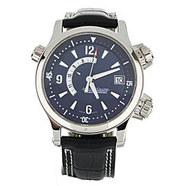 Jaeger LeCoultre Master Compressor Memovox Blue Dial Platinum 42mm 146.6.97