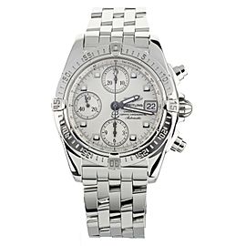 Breitling Chrono Cockpit White Dial Chronograph 39mm A13357 Full Set