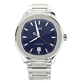 Piaget Polo S Blue Dial Stainless Steel on Bracelet 42mm G0A41002 Full Set