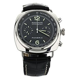 Panerai Radiomir Chronograph Black Dial Alligator Strap 45mm PAM00288 Full Set