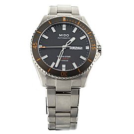 Mido Ocean Star Captain V Grey Dial 42.5mm Titanium m026.430.44.061.00 Full Set