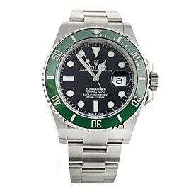 Rolex Submariner Date Black Dial Green Bezel Stainless Steel 41mm 126610LV Full