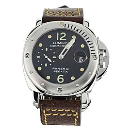 Panerai Luminor Submersible Regatta Black Dial Stainless Steel