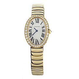 Cartier Baignoire Small Yellow Gold Bracelet Diamond Bezel