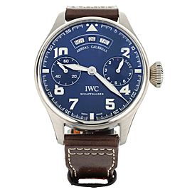 IWC Big Pilot Le Petit Prince Annual Calendar Blue Dial 46mm IW502703 Full Set