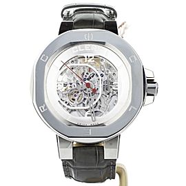 CLERC ICONIC 8 STEEL SKELETON WATCH AUTO