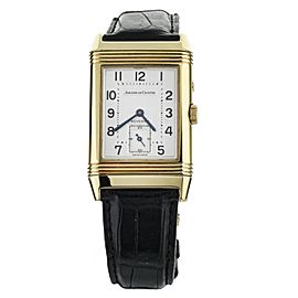 Jaeger LeCoultre Reverso Duoface Yellow Gold Alligator Manual Wind 26x42 270.1.5