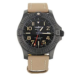 Breilting Avenger GMT Night Mission DLC Titanium on Canvas 45MM V32395 Full Set