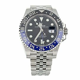 Rolex GMT Master II Batman Black Blue Jubilee Bracelet 40mm Full Set