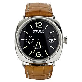 Panerai Radiomir Black Seal Automatic Date Alligator Strap 45mm