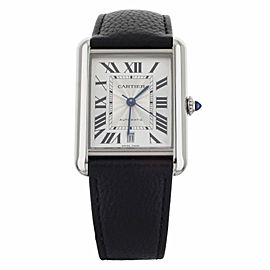 Cartier Tank Must Stainless Steel Automatic on Calf 41 x 31 mm Full Set