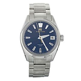 Grand Seiko Heritage Lake Suwa Evolution 9 Blue Dial 9RA2 40mm Full Set