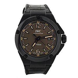 IWC Ingenieur AMG Black Series Ceramic Brown Dial Alligator Rubber 46mm