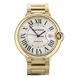 Cartier Ballon Bleu Rose Gold Silver Dial on Rose Gold Bracelet 42mm WGBB0016