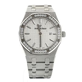 Audemars Piguet Royal Oak Quartz Stainless Steel Diamond Bezel44mm 67651