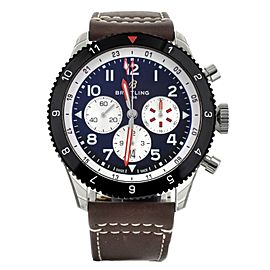 Breitling Super Avi B04 GMT Mosquito Stainless Steel Black Dial YB0445 Full Set