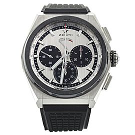 Zenith Defy El Primero Chronograph 1/100th Second Steel Rubber 44mm 95.9005.9004