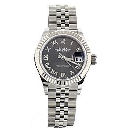 Rolex Lady Datejust Stainless Steel Rhodium Dial Jubilee